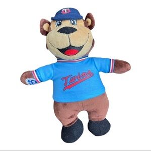 Bab Build A Bear‎ Work Shop Baseball Minnesota Twins Bear Plush  Brown
